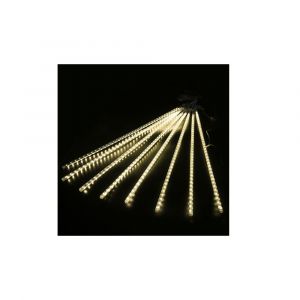 Décoration Extérieure 8 Led Météores Lumières Patch Éclairage Projet Bar Cour Arrangement De Noël Météores Pluie Lumières (Chaud) - Neuf