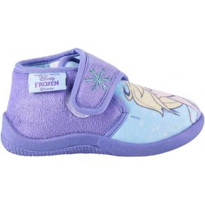 Ihkhu-Fille L'intérieure Chaussons Velcro Amusantes D' Elsa De La Reine Des Neiges Avec L'intérieure 100% Coton Et Semelle Antidérapante - Neuf