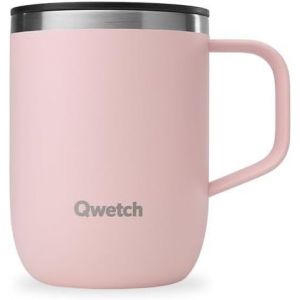 - Mug Isotherme Inox Recyclé Avec Anse & Filtre Infuseur Sable - Tisanière Isotherme 470ml - Thermos Café & Thé - 6h Chaud & 12h Froid - Bouchon Coulissant Anti-Éclaboussures - Neuf