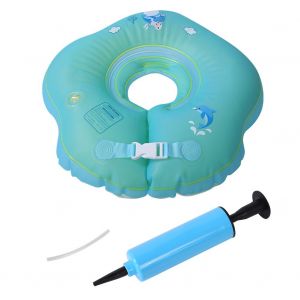 Anneau de securite pour bebe, anneau de natation a double ballon (grand) - Neuf