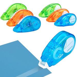 6 Rouleaux Roller de Colle,6mm x 6m et 8mm x 8m Colle Double Face Transparent Roller de Colle Adhésif pour Scrapbooking Carte Journal Travaux DIY Manuel - Neuf