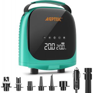 ChenQuanSarl-Sup Pump 20Psi Pompe À Air Portable Pour Sup, Pompe Électrique À Arrêt Automatique Avec Connecteur 12 V Cc Pour Voiture, Pour Gonfler Et Dégonfler Les Planches De Paddle Gonflables, Les - Neuf