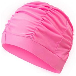Bonnet De Bain Pliss&eacute; Pour Femmes Bonnet De Bain Pour Dames Bonnet De Bain Pour Cheveux Longs Bonnet De Bain Super &Eacute;lastique Bonnet De Surf De Plage - Neuf