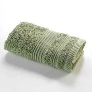 Serviette De Toilette Invite 30 X 50 Cm Tendresse Kaki - Neuf