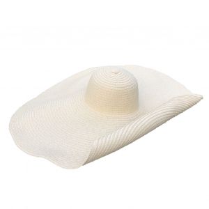 Chapeau Bob D'ete Multicolore En Option, Souple Et Enroulable, En Paille, Pour Femme, Ideal Pour La Plage Ou L'ete, Beige - Neuf
