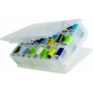 Tianyi-Boîte De Rangement Pour Couture - 46 Compartiments - Double Face - Portable - En Plastique - Pour Fil À Coudre, Fil À Broder, Loisirs Créatifs Et Petits Jouets - Neuf