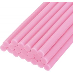 Bâtons de Colle pour Pistolet à Colle Chaude,100mm de Long x 7mm de Diamètre,Parfait pour les Projets d'Artisanat Diy et le Scellage,Rose,20 Pièces - Neuf