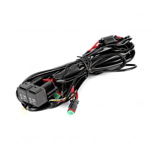 Kit de cablage pour interrupteur de commande de feux de route/croisement a LED pour voiture avec connecteur etanche DT 2V3 - Neuf