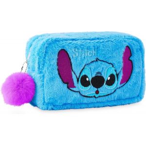 Disney Trousse de Toilette Stitch Pochette Maquillage Voyage Rangement Makeup Bag Vanity Idée Cadeau Fille Ado Femme - Neuf