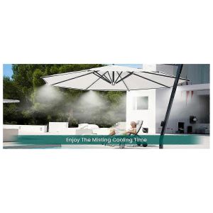 6M Robinet Eau Jardin Set Système de brume basse pression Refroidissement de la cour - Neuf