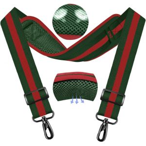 79.5"" Sangle de Sac Universelle avec Coussinet Respirant Fixe Ultra épais,bandoulière réglable et Robuste pour Sac d'ordinateur Portable,Sac de Sport,Sac pour Appareil Photo et Plus,TW01B04 - Neuf