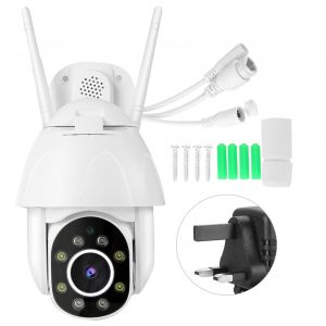 Camera de surveillance intelligente Tuya 1080P WiFi haute definition PIR, vision nocturne, etanche, 100-240 V - Neuf