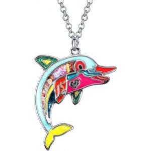 Kal-Collier Pieuvre Tentacule Pendentif Animaux Marins Pour Femme Fille Charms Bijoux Océan Cadeaux - Neuf