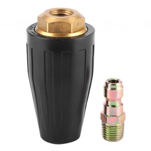 Nettoyeur haute pression de voiture Turbo Buse 3600PSI,buse de pulvérisation rotative 1/4 po outil de nettoyage de voiture à connexion rapide - Neuf