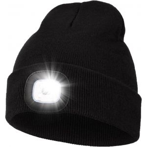 Jexnovashop-Bonnet &Eacute;clair&eacute; Led Rechargeable Usb, Cadeau Noel Homme, Unisexe En Tricot Pour Marche La Nuit, P&ecirc;che, Camping, Chasse - Neuf