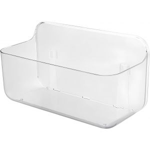 Etagere Douche, Plastique Transparent Etag&egrave;re de Rangement de Douche, &Eacute;tag&egrave;re de Douche Sans Per&ccedil;age, &Eacute;tag&egrave;re Murale Rangement Organisateur de Douche & Baignoire, pour Salle de Bain et Cuisine - Neuf