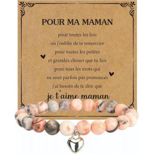 Eryi-Cadeau Maman,Cadeau Papa,Bracelet Soeur,Bracelet Maitresse D'école,Cadeaux Nounou - Neuf