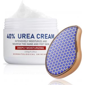 Kathlelxh-Crème D'uree 40% Avec Lime À Pieds, Crème Pieds Très Secs Et Abîmés, Réparatrice Hy Atante Pour Crevasses Mains, Soins Intenses Mains Et Pieds, Nourrissante Crème Corps, Force Im[H172] - Neuf
