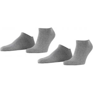 Homme Basic Uni 2-Pack Socquettes Respirantes Biologiques Durables Coton Chaussettes Basses Renforc&eacute;es R&eacute;sistantes Douces Couture Plate Aux Orteils Multipack Lot De 2 Paires.[S559] - Neuf
