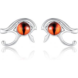 Chenquansarl-Boucles D'oreilles Mauvais ?il Pour Femme En Argent Sterling 925 - Style Boh&egrave;me - Cadeau Pour Fille - Neuf