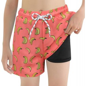 Short De Bain Pour Homme-Short De Bain Pour Garçon-Short De Bain Pour Garçon,Banane Rose-Orange,7-8 Ans - Neuf