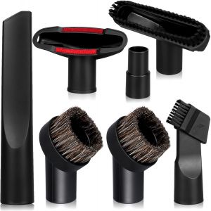 7 Pièces Accessoires Pour Aspirateur Embouts Pour Aspirateurs Brosse Aspirateur Universel Meubles Brosse Aspirateur Convient Aux Aspirateurs De Calibre 32 Mm Et 35 Mm[SSE7110711] - Neuf