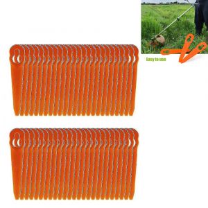 Paquet de 50 lames compatibles Stihl Polycut 2-2 3-2 - couleur orange - Neuf