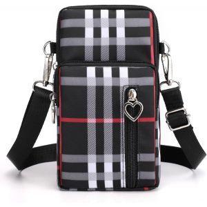 TIANYI-Sac à bandoulière pour femme, pochette étanche pour téléphone, sac à fermeture éclair, petit sac à main à bandoulière pour iPhone 15 Pro Max/15/14/13/12/11, Samsung Galaxy S23 S22 ou téléphone - Neuf