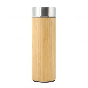 Hjlian Tasse Isotherme En Bambou Naturel Pour Garder Au Chaud Le The Et Le Cafe (#Bambou Sculpte) - Neuf
