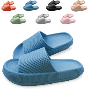 Kalanka-Claquettes Femme Homme Antidérapante Pantoufles De Douche Soft Chaussons De Bain Sandales Chaussure De Plage Piscine Maison Slippers - Neuf