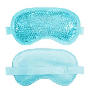 Masque Rafra&icirc;chissant Pour Les Yeux Gonfl&eacute;s, Masque Chaud/Froid R&eacute;utilisable, Bleu - Neuf