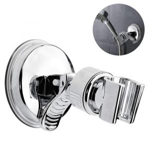 Support de pommeau de douche r&eacute;glable &agrave; ventouse pour surfaces lisses - Neuf