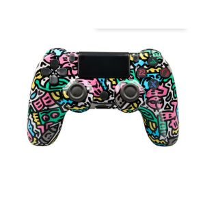 Manette De Jeu Sans Fil Bluetooth Pour Ps4 (Camouflage Lettre) - Neuf