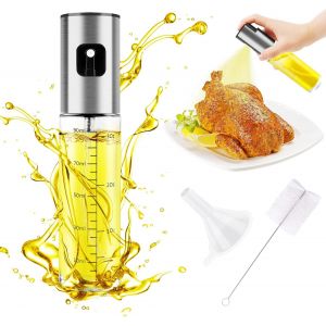 SEPT-Spray Huile Cuisine, 100ml Vaporisateur D'huile et de Vinaigre Oil Dispenser - Spray Huile Cuisine, pour Friteuse/Cuisson/BBQ/Salades/Pâtes - Neuf