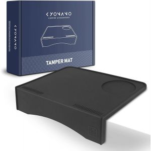 CHAAS-Tapis &agrave; Tamper de Caf&eacute; Silicone Tamper Tapis Antid&eacute;rapante Support Anti-D&eacute;rapant pour Tapis Tapis De Silicone pour Expresso Tamping Mat 19x15x4.5cm - Neuf