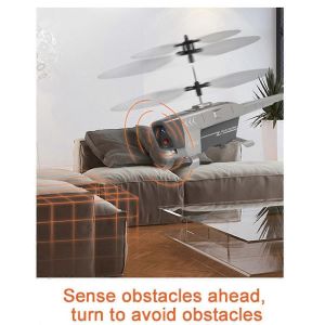 Rc h&eacute;licopt&egrave;re 3.5Ch RC avion 2.4G en vol stationnaire jouet volant pour enfants-bleu - Neuf