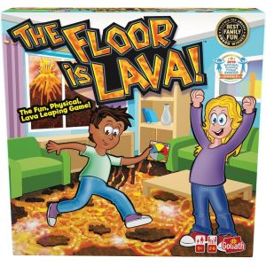 PLAY-Floor Is Lava ! Echappe A La Lave-Jeu De Soci&eacute;t&eacute; Interactif Pour Enfants D&egrave;s 5 Ans-D&eacute;veloppe L'Equilibre-A Jouer En Famille-Jeu Int&eacute;rieur Ou Ext&eacute;rieur-2 &agrave; 6 Joueurs-20 Min - Neuf