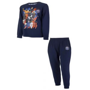 10 Ans - Pyjama Enfant - Fff - Collection Officielle - Coton - Bleu - Gar&ccedil;on - Neuf