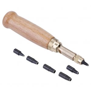 Kal-Outil De Poinçon, Bracelet En Cuir Bande De Montre Ceinture Oeillet Outil Trou Poinçon Perforateur À Main Rotatif Pour Bracelet De Montre En Cuir Sellepoinçonnage - Neuf
