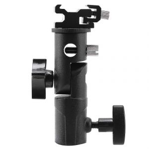 Flash d'appareil photo,support Speedlite,support de lumière pivotant professionnel,support de parapluie,support S - Neuf