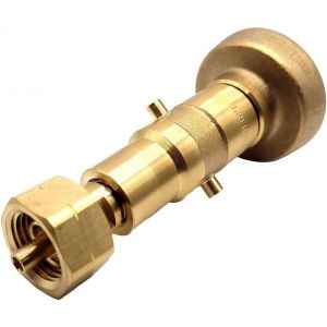 JGD-Adaptateur de remplissage de bouteille de gaz europ&eacute;en LPG GPL &agrave; ba&iuml;onnette et &agrave; plat M22 pour remplir en France, Italie, Europe de l'Est, Royaume-Uni - Neuf