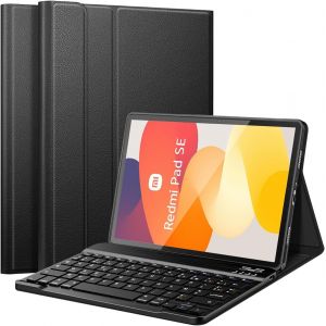 Kal-Clavier Coque Pour Xiaomi Redmi Pad Se (11 Pouces) 2023, Azerty Français Amovible Bluetooth Sans Fil Clavier Étui Housse Pour Xiaomi Redmi Pad Se 11 - Neuf
