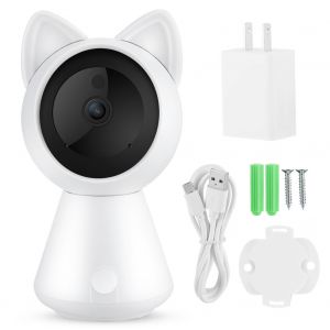 Camera de surveillance IP Cloud WiFi HD 1080P, detection de mouvement IR sans fil, 100-240 V, Etats-Unis - Neuf