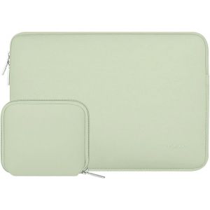 Housse Pour Ordinateur Portable 13 Pouces,Compatible Avec Macbook Air M4 M3 M2 M1 2025-2018 / Pro 13 M2 M1 2025-2016, Housse En N&eacute;opr&egrave;ne Avec Petit &Eacute;tui,Sage Vert - Neuf