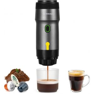 ChenQuanSarl-Machine À Espresso Portable, Cafetière Electriques Avec Chauffage Automatique, Usb Et Chargeur De Voiture, Mini Cafetière Avec Capsule Ns Et Café Moulu Pour Camping, Randonnée, Voyage, N - Neuf