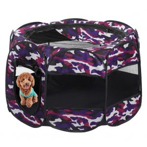 Hjlian Parc Portable Pliable Pour Chiens Et Chats, Tente D'interieur Et D'exterieur, Avec Abat-Jour En Maille - Neuf