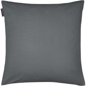 Annabell Housse De Coussin 50x50 Cm,100% Coton,Lavable En Machine,Gris Foncé - Neuf