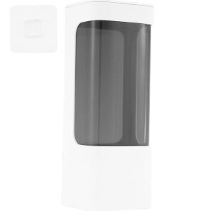Distributeur De Gobelets En Papier Mural,Porte-Gobelet Adhésif En Plastique,Type Nervure,Tasse Anti-Poussière,Évalué Pour La Cuisine Et Le Bureau,1 Pièce,2 Pièces,3-5oz.White 1pc. - Neuf