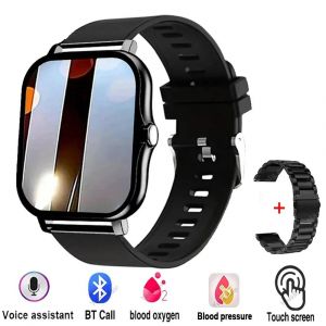 Sports de plein air montre intelligente appel sans fil informations rappel papier peint changement hommes et femmes &eacute;tanche Smartwatch 2025 Bk20Szstrap - Neuf