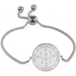 Eryi-Sceau Du 7ème Archange Michael Bracelet Pour Femme Sceau Des Sept Archanges Talisman Saint Michel Amulette En Acier Inoxydable Bijoux Païens - Neuf